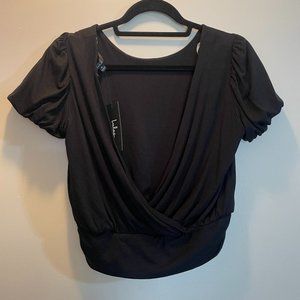 Lulus reversible crop top